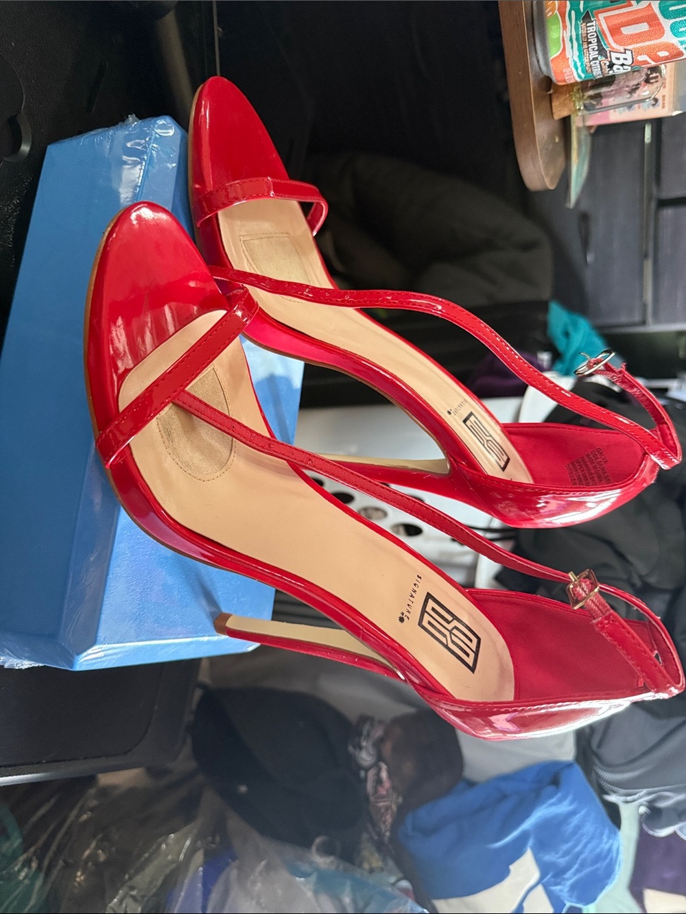 Red High Heel Pumps - Women